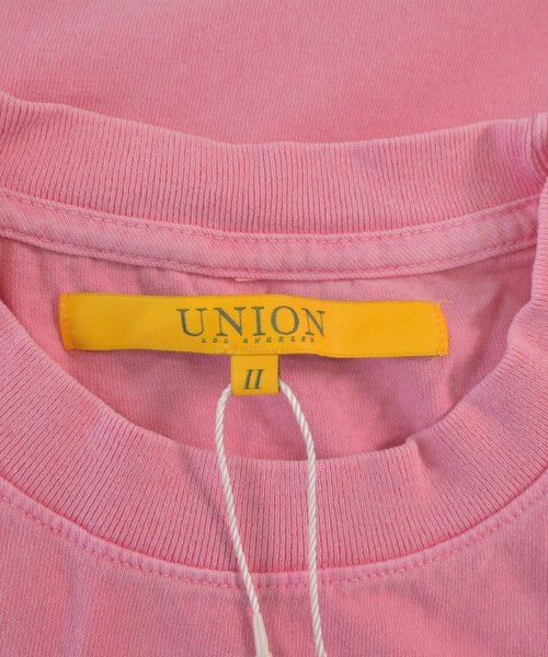union（ユニオン）Tシャツ・カットソー ピンク サイズ:2(M位) メンズ/2200649266012