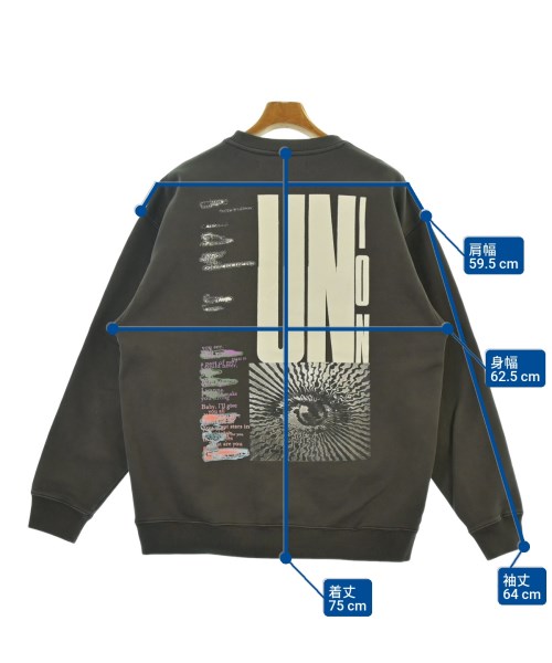 union（ユニオン）スウェット グレー サイズ:2(XL位) メンズ/2200637858014