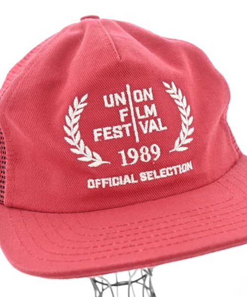 union（ユニオン）キャップ 赤 サイズ:- メンズ/2200706529098