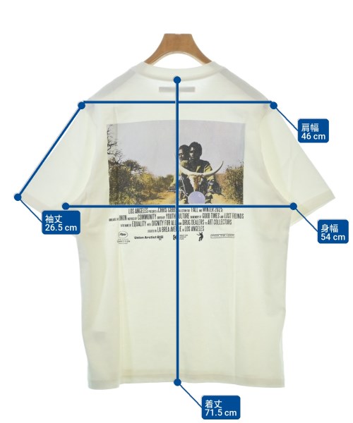 union（ユニオン）Tシャツ・カットソー 白 サイズ:1(S位) メンズ/2200709433026