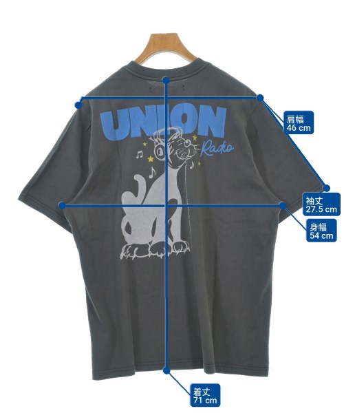 union（ユニオン）Tシャツ・カットソー グレー サイズ:3(L位) メンズ/2200709433040