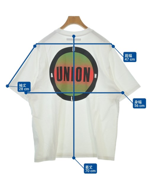 union（ユニオン）Tシャツ・カットソー 白 サイズ:4(XL位) メンズ/2200709433095
