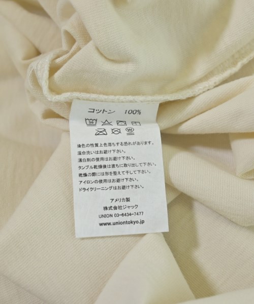 union（ユニオン）Tシャツ・カットソー ベージュ サイズ:4(XL位) メンズ/2200709433125