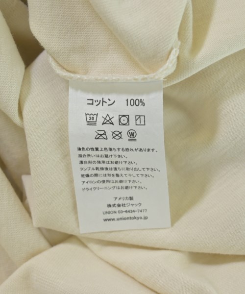 union（ユニオン）Tシャツ・カットソー ベージュ サイズ:2(M位) メンズ/2200709433132