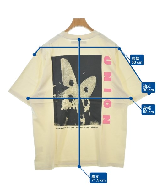 union（ユニオン）Tシャツ・カットソー ベージュ サイズ:4(XL位) メンズ/2200709433156