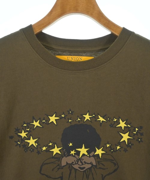 union（ユニオン）Tシャツ・カットソー カーキ サイズ:3(L位) メンズ/2200709433163