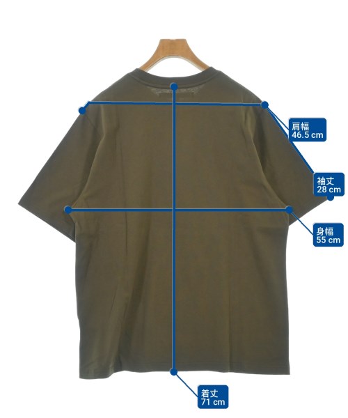 union（ユニオン）Tシャツ・カットソー カーキ サイズ:3(L位) メンズ/2200709433163