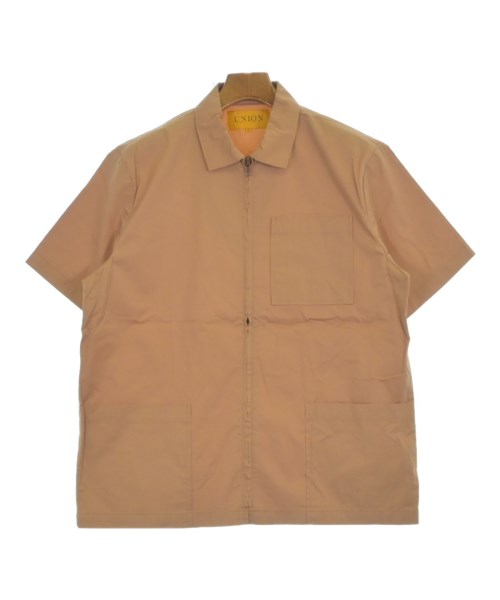 union(ユニオン)カジュアルシャツ 茶 サイズ:2(M位)/2200658677014