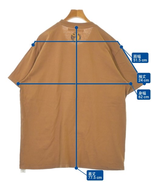 union（ユニオン）Tシャツ・カットソー 茶 サイズ:4(XL位) メンズ/2200729748056