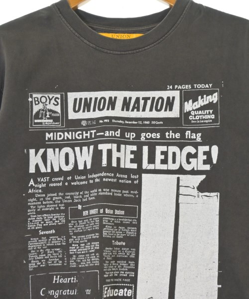 union（ユニオン）Tシャツ・カットソー グレー サイズ:5(XXL位) メンズ/2200729748063