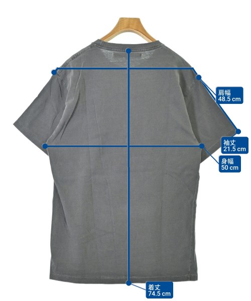 union（ユニオン）Tシャツ・カットソー グレー サイズ:1(S位) メンズ/2200684614304