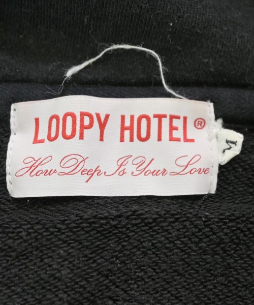 LOOPY HOTEL（ルーピーホテル）スウェット 黒 サイズ:M メンズ/2200657635039