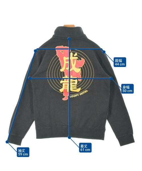 LOOPY HOTEL（ルーピーホテル）スウェット 黒 サイズ:M メンズ/2200657635039