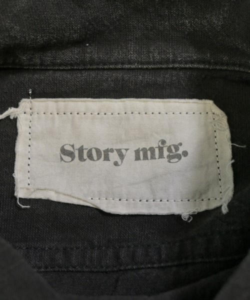 STORY MFG（ストーリーエムエフジー）カジュアルシャツ 黒 サイズ:M メンズ/2200637602198