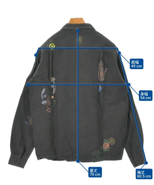 STORY MFG（ストーリーエムエフジー）カジュアルシャツ 黒 サイズ:M メンズ/2200637602198