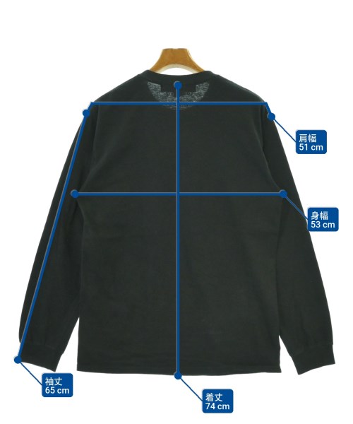 LONELY/論理（ロンリー）Tシャツ・カットソー 黒 サイズ:M メンズ/2200673414168