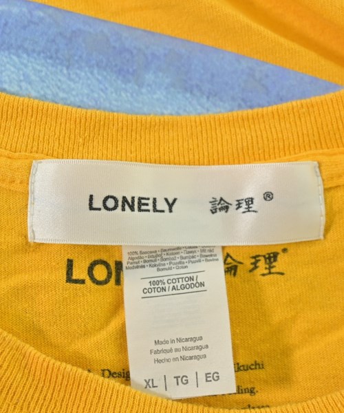 LONELY/論理（ロンリー）Tシャツ・カットソー 黄 サイズ:XL メンズ/2200712634335