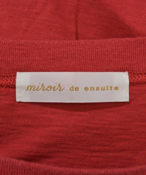 miroir de ensuite（ミロワールドゥエンスウィート）Tシャツ・カットソー 赤 サイズ:38(M位) レディース/2200637977036