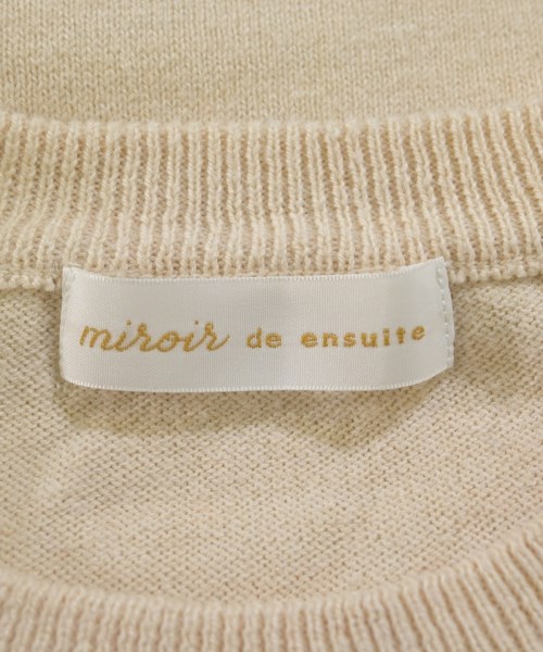 miroir de ensuite（ミロワールドゥエンスウィート）ニット・セーター ベージュ サイズ:40(M位) レディース/2200661364017