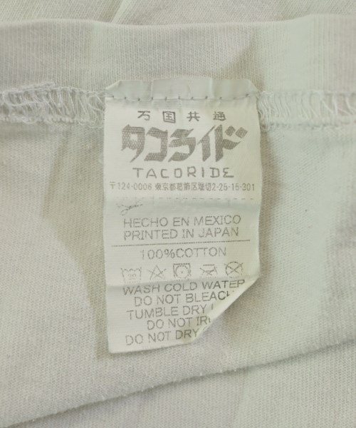TACORIDE（タコライド）Tシャツ・カットソー 白 サイズ:F メンズ/2200639096360