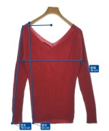 GUNN JOHANSSON（グンヨハンソン）ニット・セーター 赤 サイズ:38(S位) レディース/2200656758036