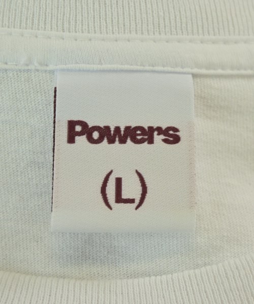 POWERS（パワーズ）Tシャツ・カットソー 白 サイズ:L メンズ/2200723964056