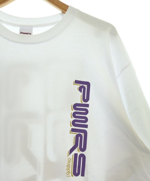 POWERS（パワーズ）Tシャツ・カットソー 白 サイズ:L メンズ/2200723964056