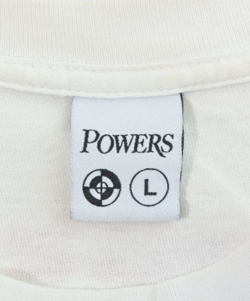 POWERS（パワーズ）Tシャツ・カットソー 白 サイズ:L メンズ/2200684179087