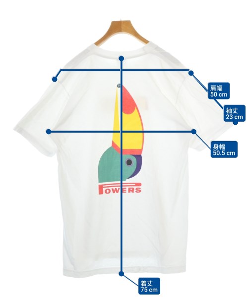 POWERS（パワーズ）Tシャツ・カットソー 白 サイズ:L メンズ/2200684179087