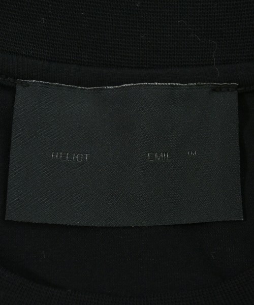 HELIOT EMIL（ヘリオットエミル）Tシャツ・カットソー 黒 サイズ:M メンズ/2200627043055
