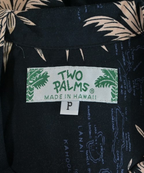 TWO PALMS（トゥーパームス）カジュアルシャツ 黒 サイズ:P(XS位) メンズ/2200623828076