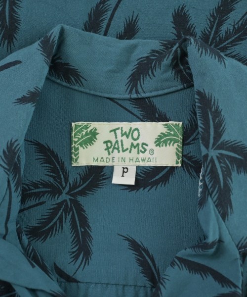 TWO PALMS（トゥーパームス）カジュアルシャツ 青 サイズ:P(XS位) メンズ/2200695672041