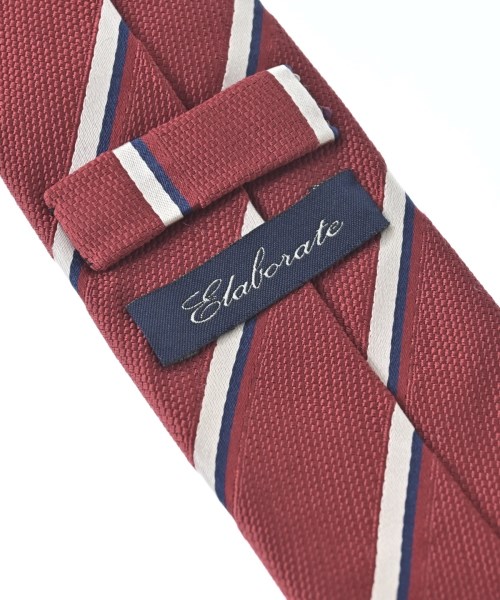 ELABORATE（エラボラーテ）ネクタイ 赤 サイズ:- メンズ/2200671890179
