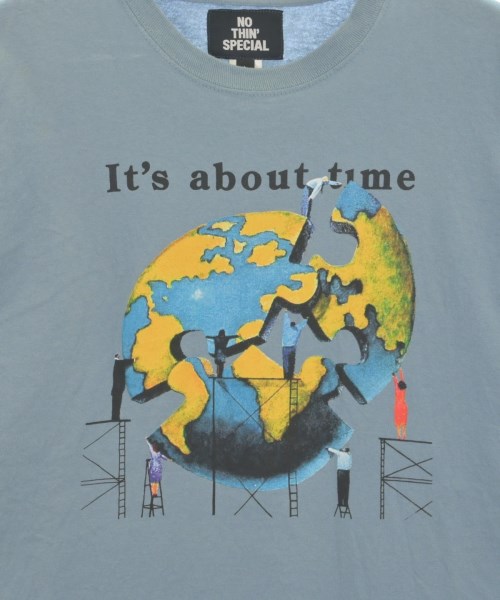 NOTHIN' SPECIAL（ナッシンスペシャル）Tシャツ・カットソー 青 サイズ:L メンズ/2200556705024