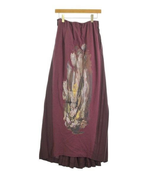 KEISUKE YOSHIDA（ケイスケヨシダ）ロング・マキシ丈スカート 赤 サイズ:F レディース/2200669997019