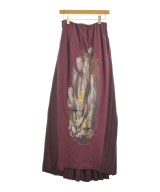 KEISUKE YOSHIDA（ケイスケヨシダ）ロング・マキシ丈スカート 赤 サイズ:F レディース/2200669997019