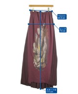 KEISUKE YOSHIDA（ケイスケヨシダ）ロング・マキシ丈スカート 赤 サイズ:F レディース/2200669997019