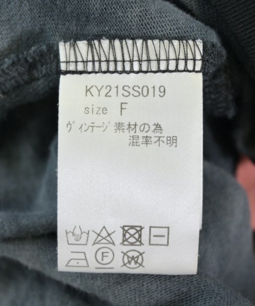KEISUKE YOSHIDA（ケイスケヨシダ）Tシャツ・カットソー 黒 サイズ:F レディース/2200723517047