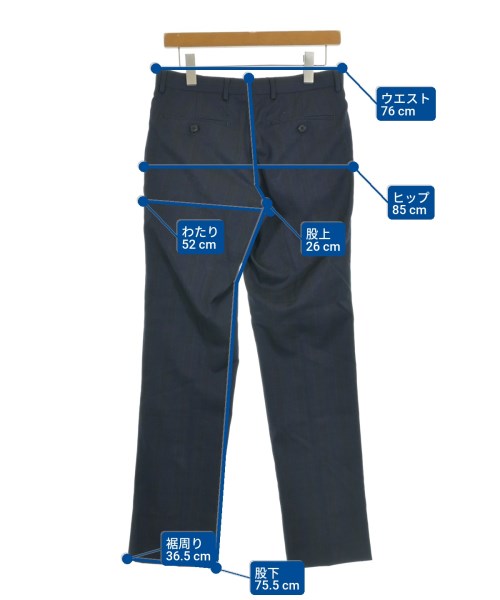 Calvin Klein PLATINUM（カルバンクラインプラティナム）スラックス 紺 サイズ:29(S位) メンズ/2200632852154