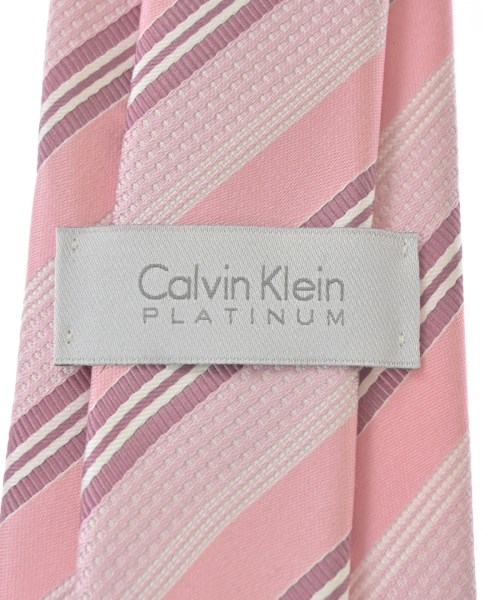 Calvin Klein PLATINUM（カルバンクラインプラティナム）ネクタイ ピンク サイズ:- メンズ/2200726893193