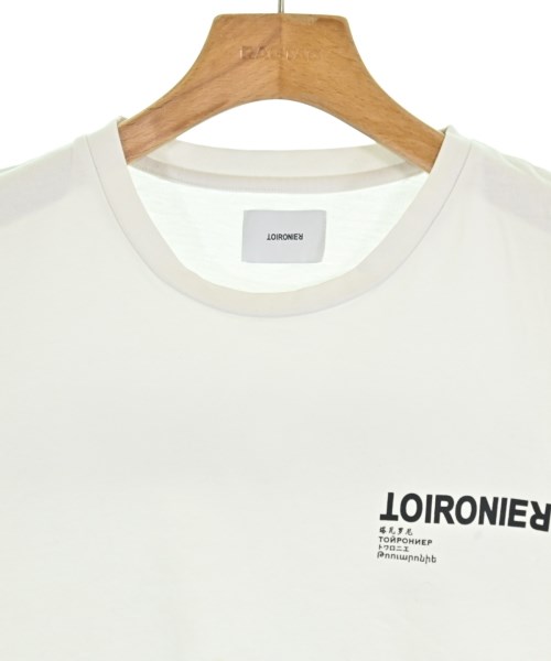 Toironier（トワロニエ）Tシャツ・カットソー 白 サイズ:1(S位) メンズ/2200636054059