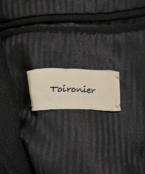 Toironier（トワロニエ）カジュアルジャケット 黒 サイズ:1(S位) メンズ/2200618145010