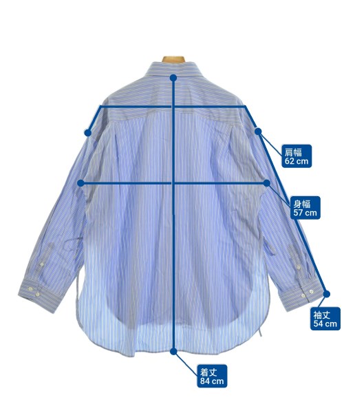 Toironier（トワロニエ）カジュアルシャツ 青 サイズ:F メンズ/2200663357284