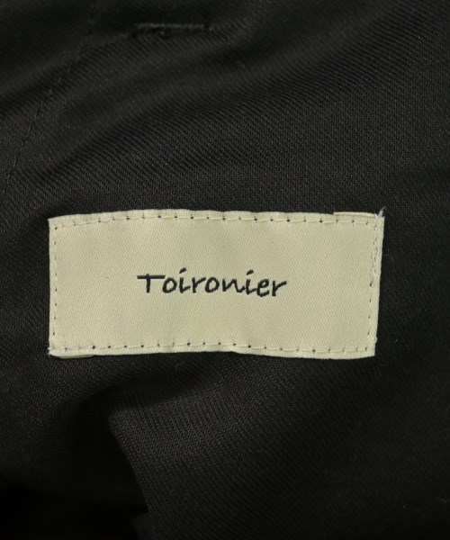 Toironier（トワロニエ）スラックス 黒 サイズ:1(S位) メンズ/2200720188080