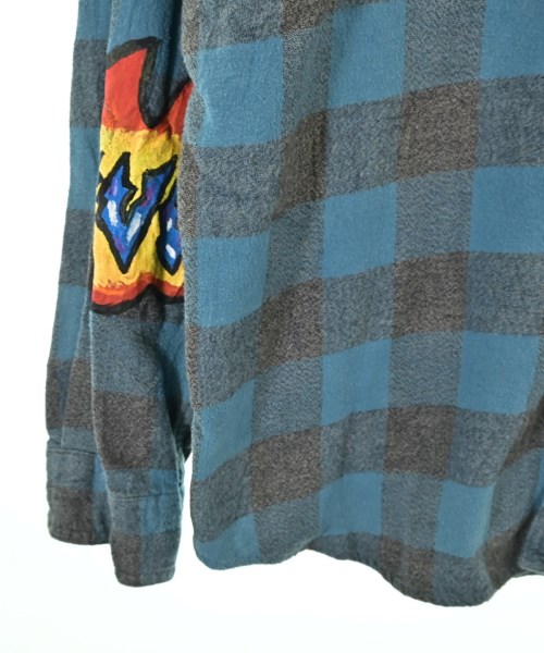 VVV（ヴィヴィヴィ）カジュアルシャツ 青 サイズ:L メンズ/2200621798029