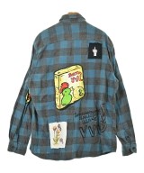 VVV（ヴィヴィヴィ）カジュアルシャツ 青 サイズ:L メンズ/2200621798029