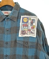 VVV（ヴィヴィヴィ）カジュアルシャツ 青 サイズ:L メンズ/2200621798029