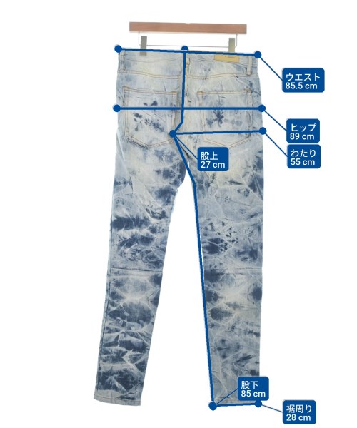 mnml（ミニマル）デニムパンツ 青 サイズ:31(M位) メンズ/2200643842571