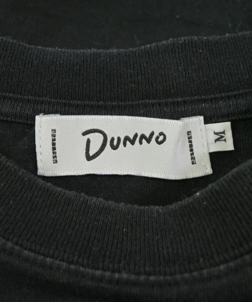 Dunno（ダノウ）Tシャツ・カットソー 黒 サイズ:M メンズ/2200629754171