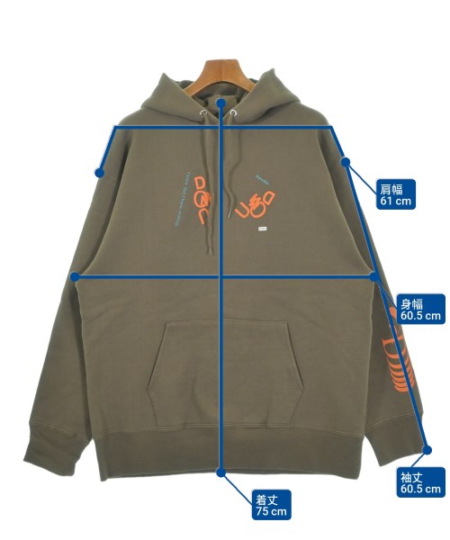 Dunno（ダノウ）パーカー カーキ サイズ:XL メンズ/2200670646029